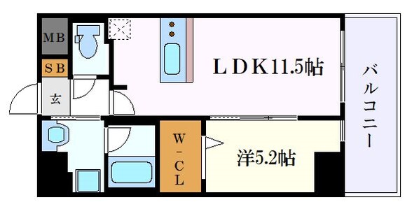 アリエッタNagoyaの物件間取画像